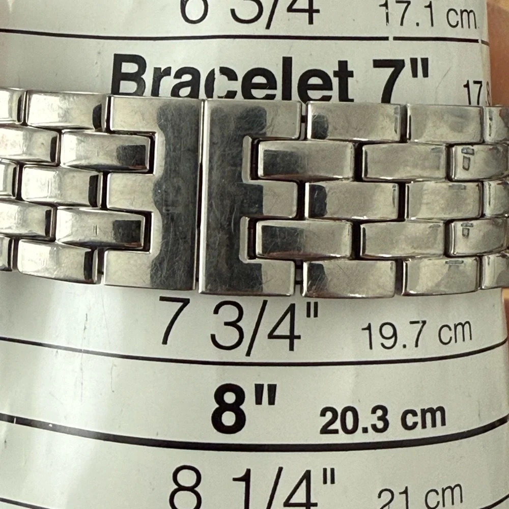 Lucien Piccard Chronograph Watch Stainless Case Bracelet Silver Dial New Crystal